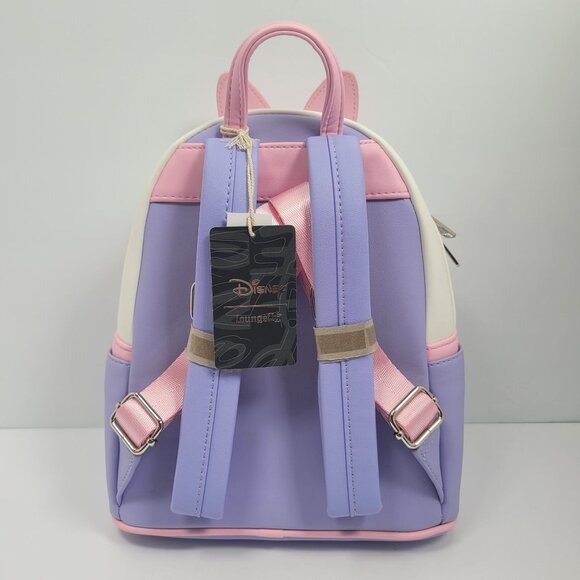 Loungefly Disney Daisy Duck Mini Backpack & Wallet Set NWT - Picture 4 of 12